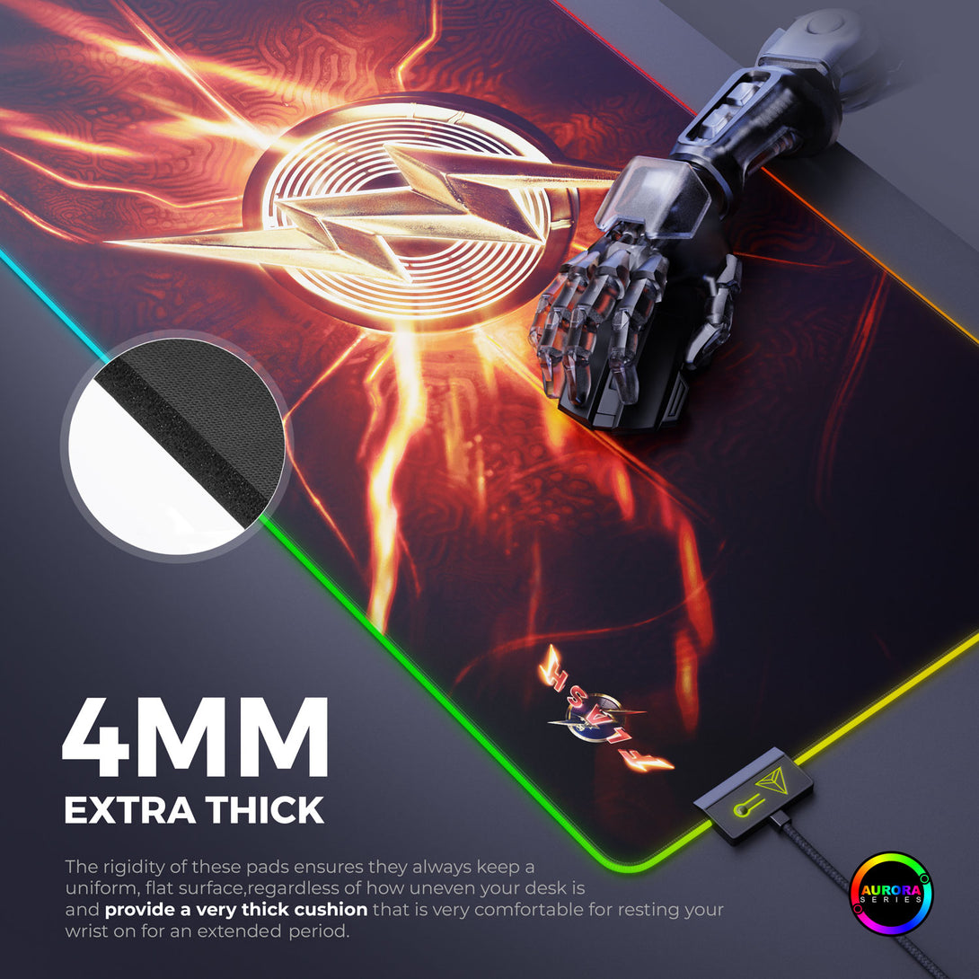 Cybeart The Flash Gaming Mouse Pad - XXL 900mm RGB