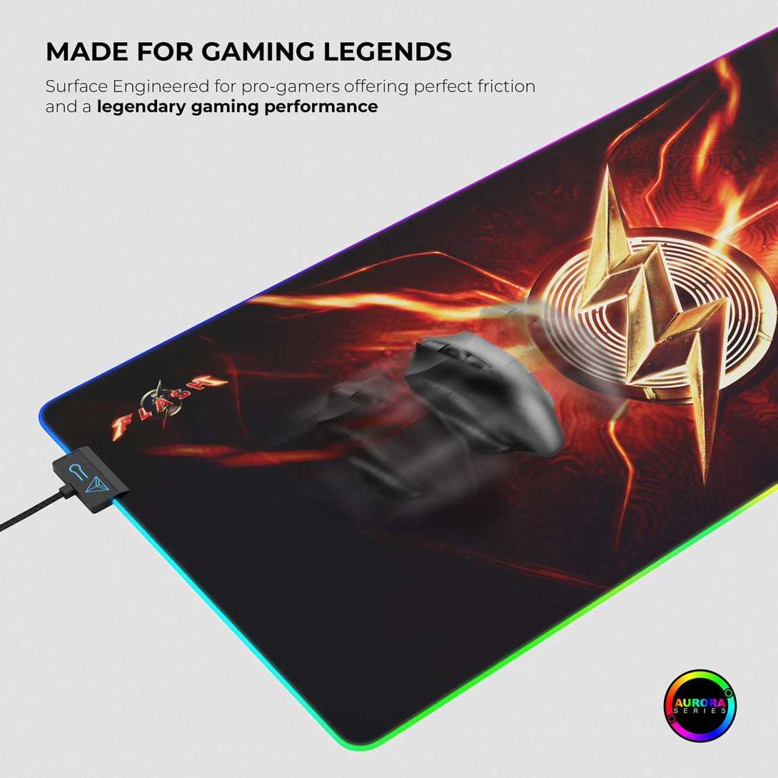 Cybeart The Flash Gaming Mouse Pad - XXL 900mm RGB