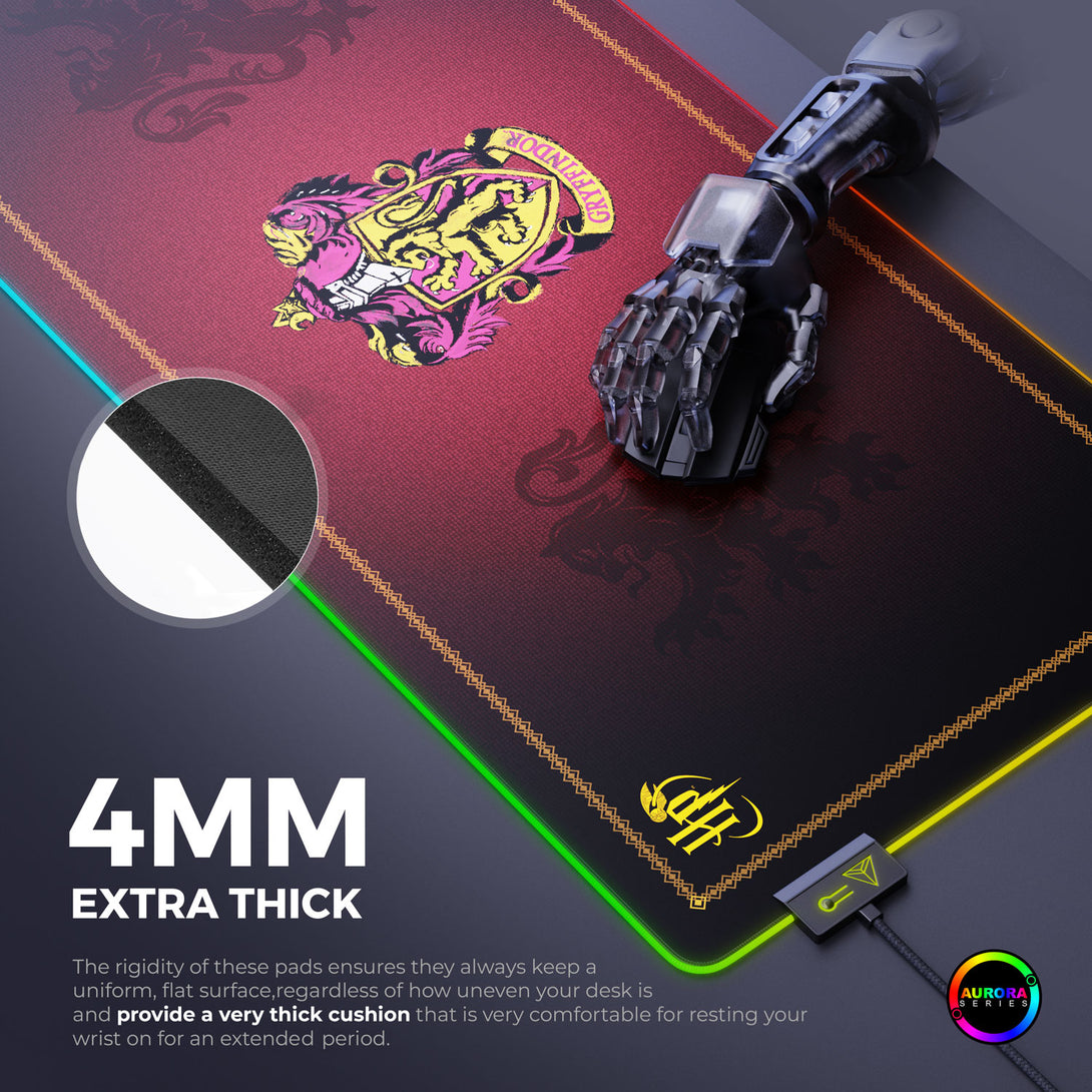 Cybeart Gryffindor Classic - Harry Potter Gaming Mouse Pad - XXL 900mm RGB