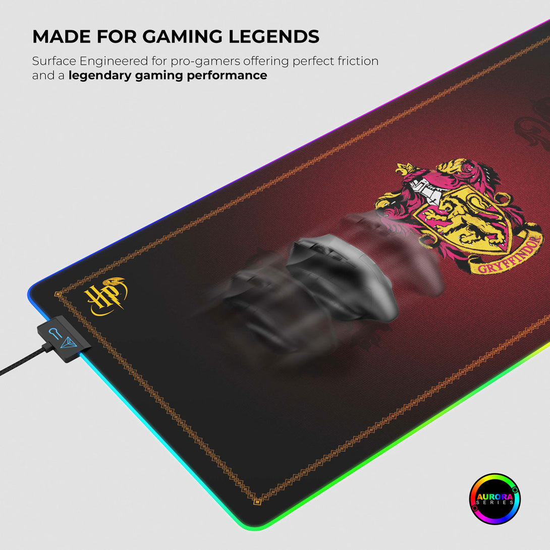 Cybeart Gryffindor Classic - Harry Potter Gaming Mouse Pad - XXL 900mm RGB