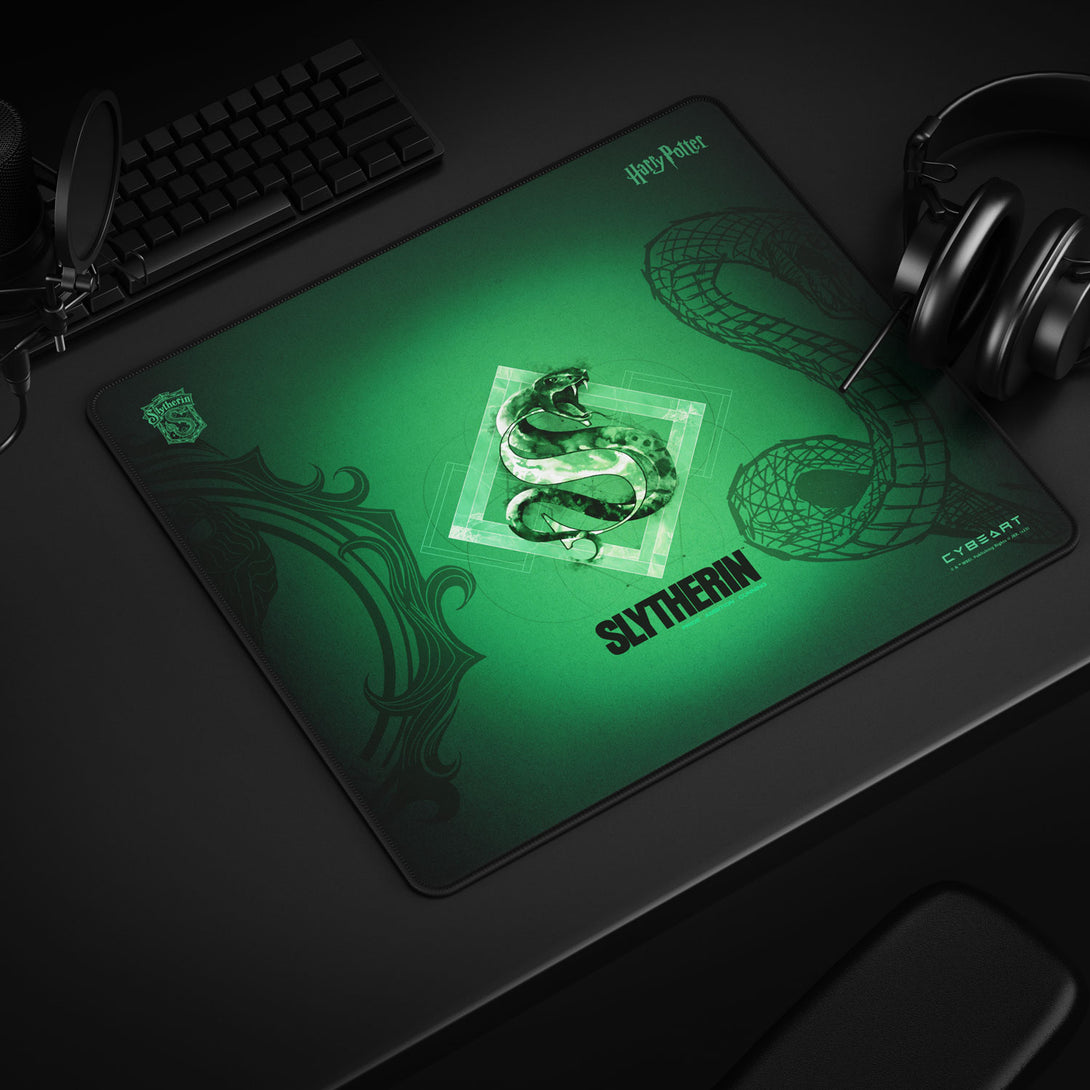 Cybeart Slytherin - Harry Potter Gaming Mouse Pad - Large 450mm