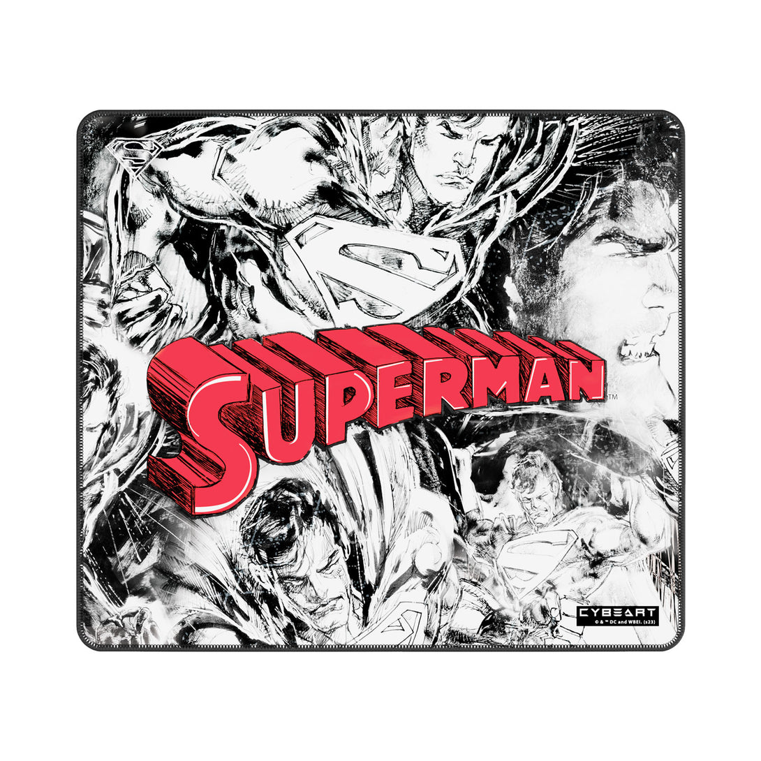 Cybeart Superman Jim Lee Edition Gaming Mouse Pad - Large 450mm