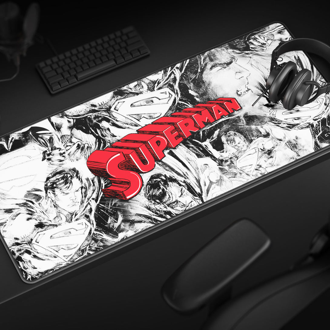 Cybeart Superman Jim Lee Edition Gaming Mouse Pad - XXL 900mm